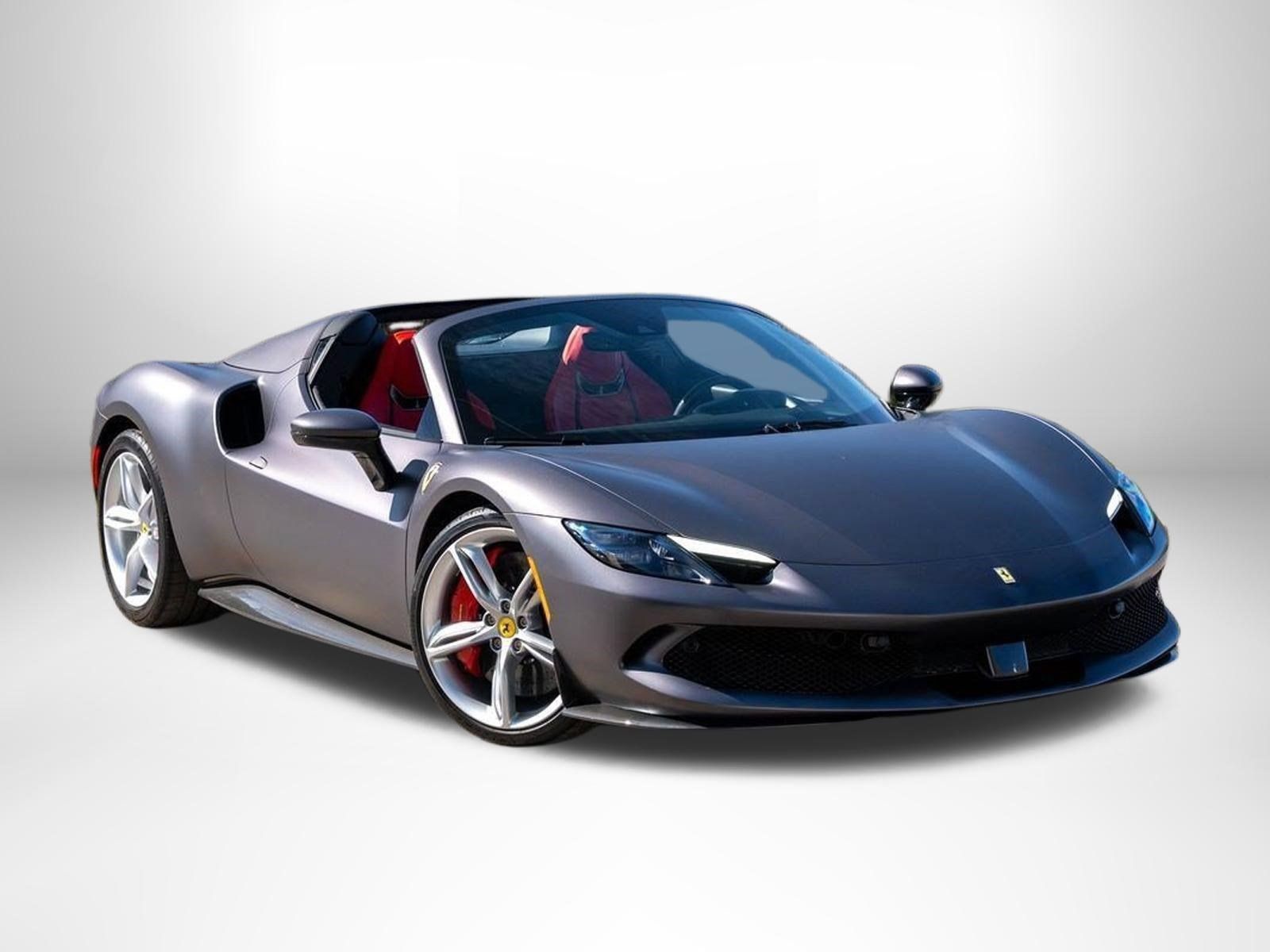 Grigio Opaco 2023 Ferrari 296 GTS Convertible Rear-Wheel Drive 8-Speed Dual Clutch