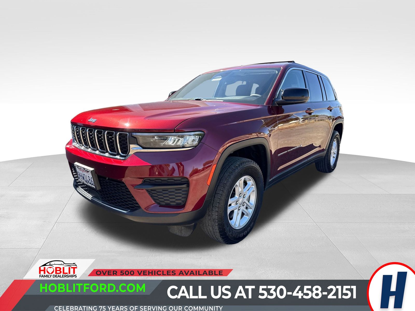 Velvet Red Pearlcoat 2023 Jeep Grand Cherokee SUV / Crossover Four-Wheel Drive 8-Speed Automatic