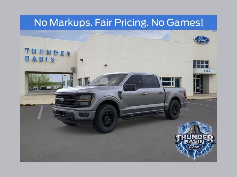 Carbonized Gray Metallic 2026 Ford F-150 XLT SuperCrew 4WD Pickup Truck Four-Wheel Drive Automatic