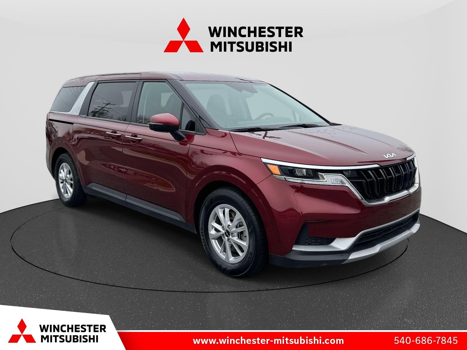 Flare Red 2024 Kia Carnival LX FWD Minivan Front-Wheel Drive 8-Speed Automatic