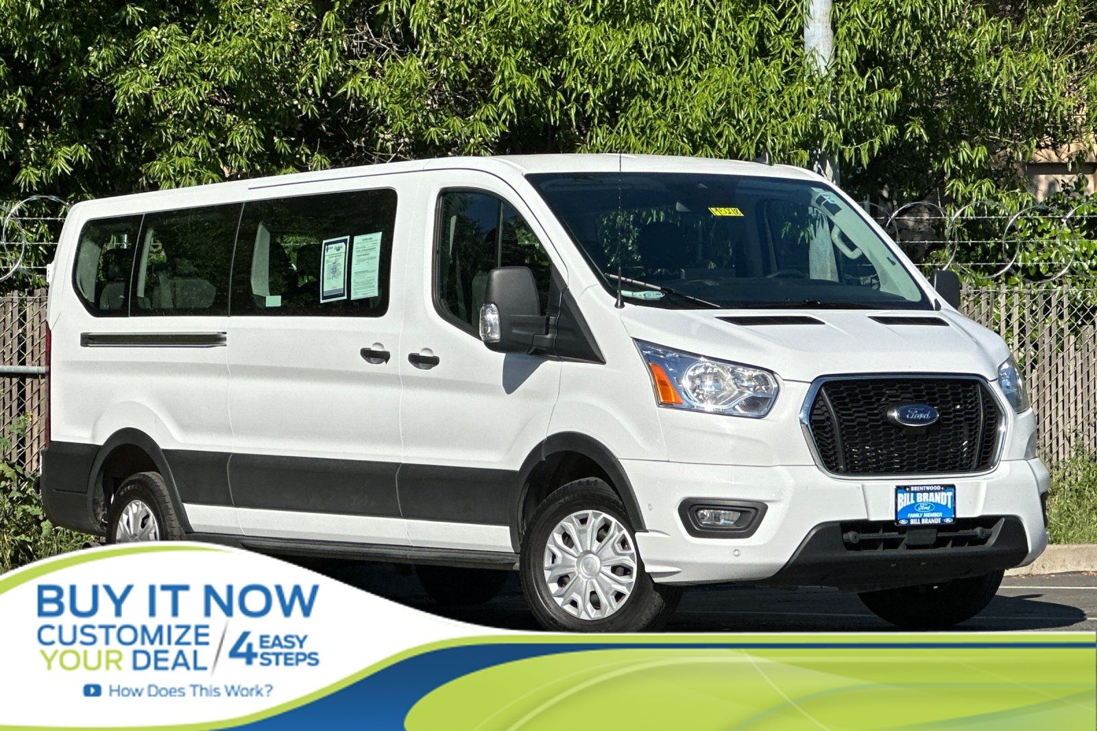 2022 Ford Transit Passenger 350 XLT Low Roof LB RWD