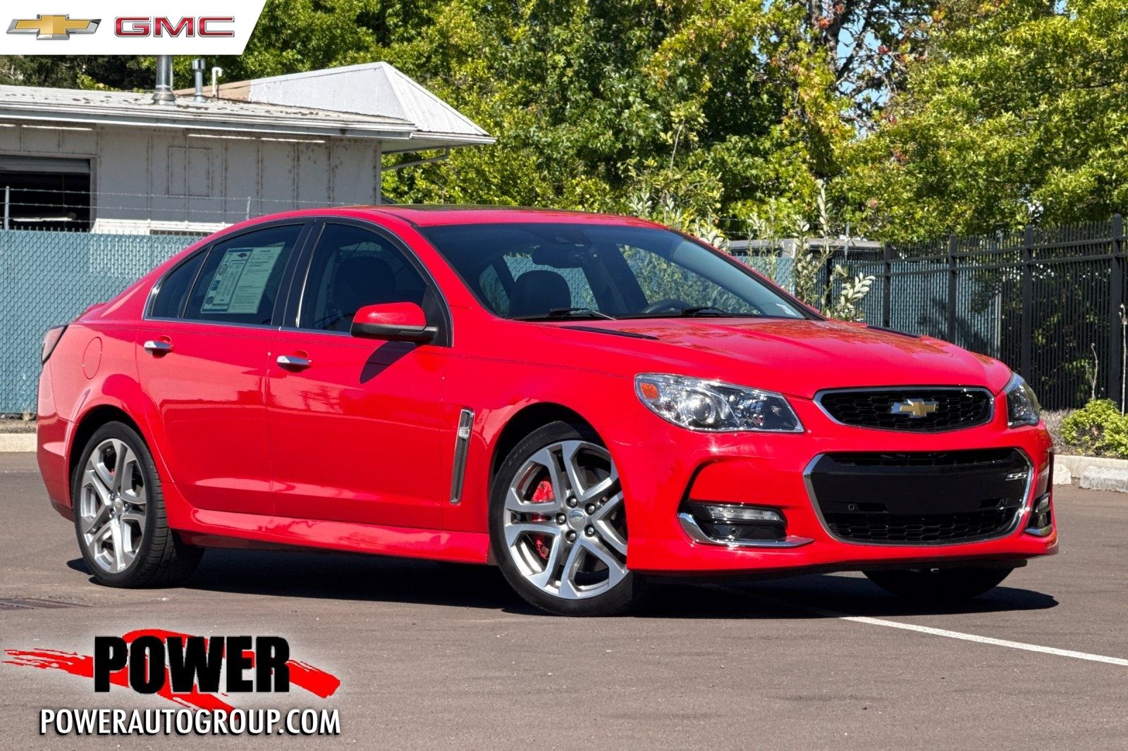 Red 2016 Chevrolet SS Sedan Rear-Wheel Drive 6-Speed Automatic