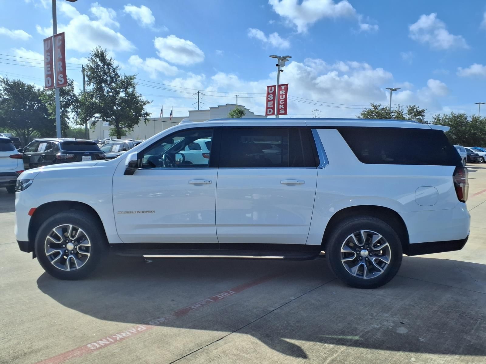 2024 Chevrolet Suburban LT White at Victoria Chrysler Dodge Jeep Ram