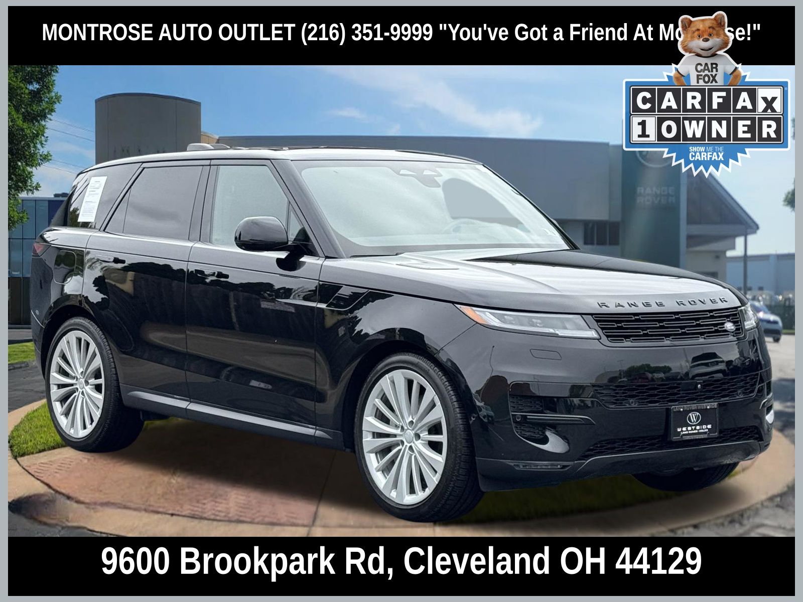 Santorini Black Metallic 2024 Land Rover Range Rover Sport SUV / Crossover All-Wheel Drive 8-Speed Automatic