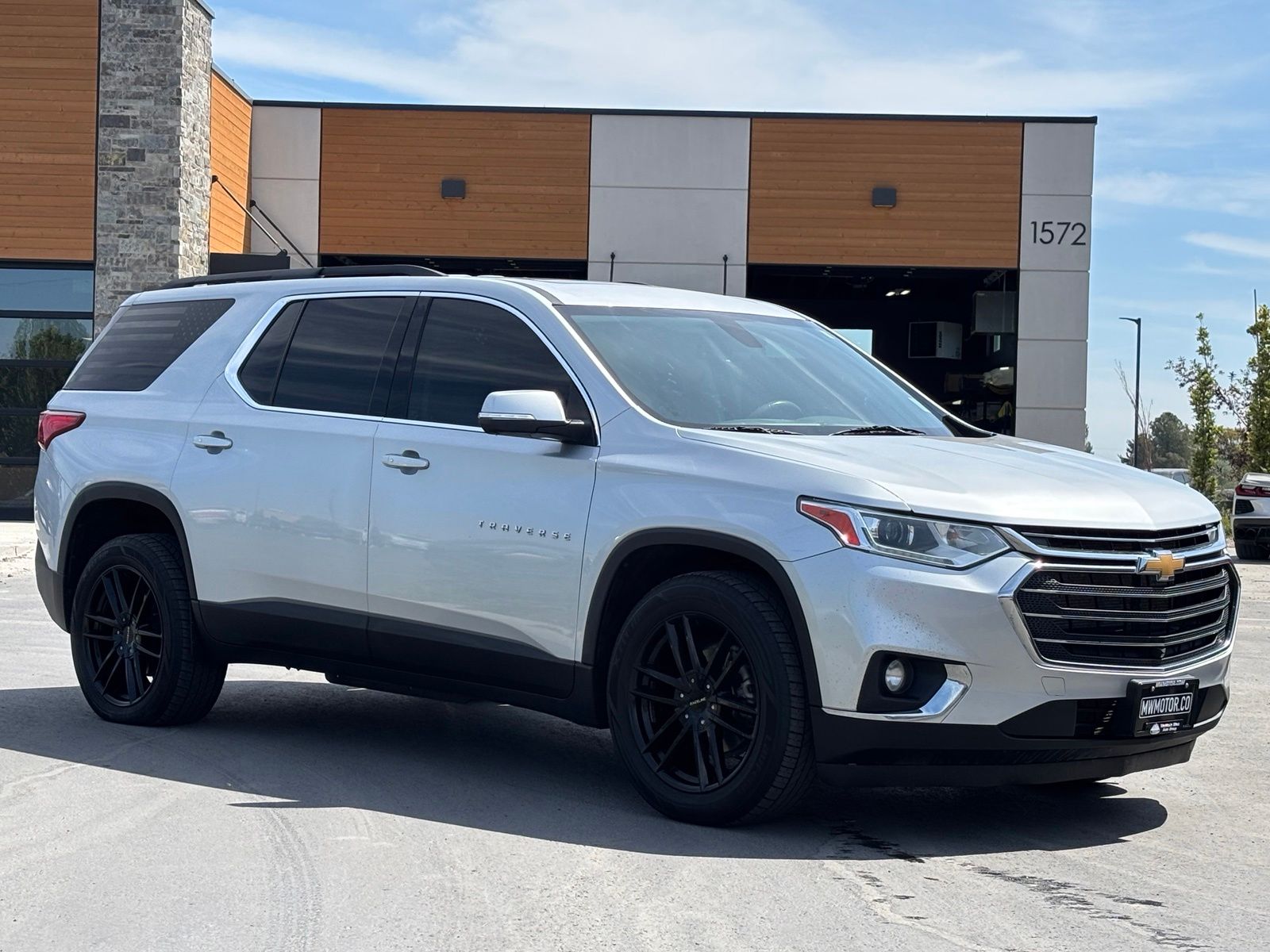 Silver Ice Metallic 2021 Chevrolet Traverse SUV / Crossover Four-Wheel Drive 9-Speed Automatic