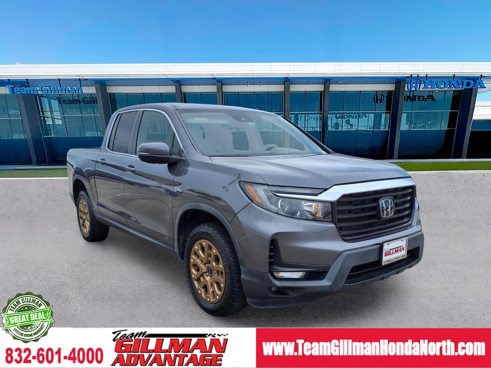 2023 Honda Ridgeline Pickup Truck All-Wheel Drive 9-Speed Automatic