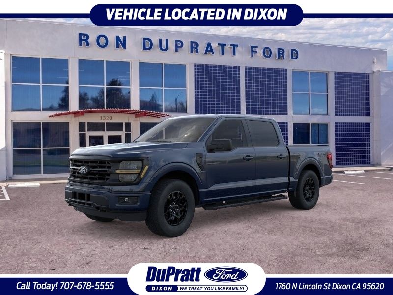 Blue Metallic 2026 Ford F-150 Pickup Truck Four-Wheel Drive Automatic