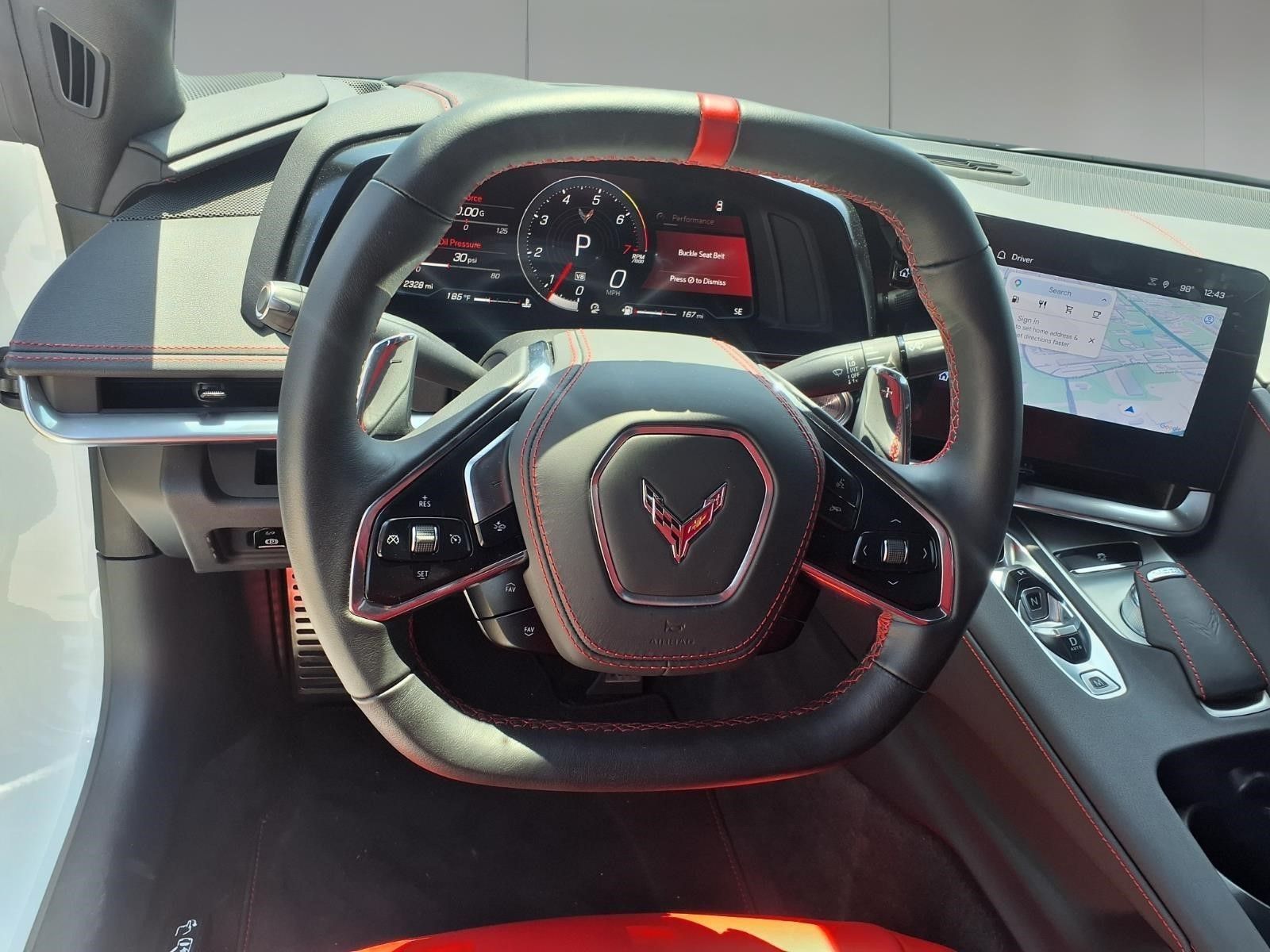 2025 Chevrolet Corvette Stingray White at DeMontrond Gulf Freeway
