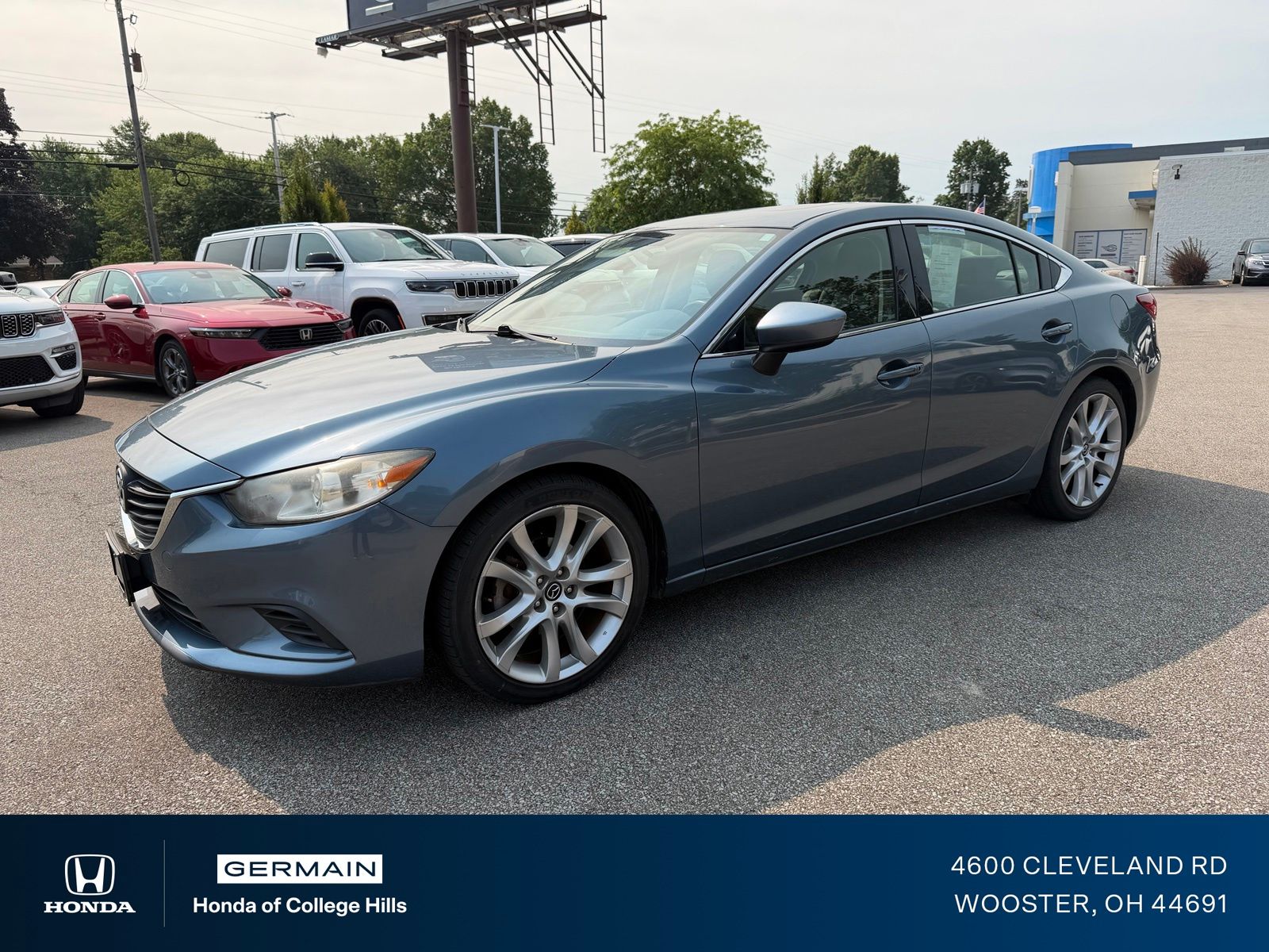Blue Reflex Mica 2015 Mazda MAZDA6 Sedan Front-Wheel Drive 6-Speed Automatic