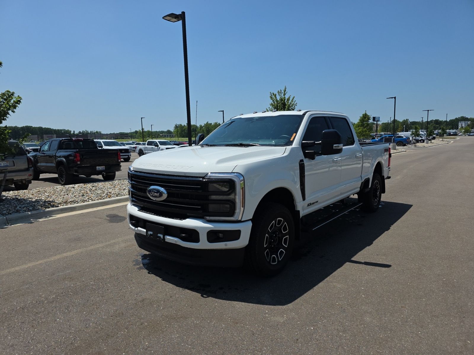 White 2026 Ford F-250 Super Duty Pickup Truck Four-Wheel Drive Automatic