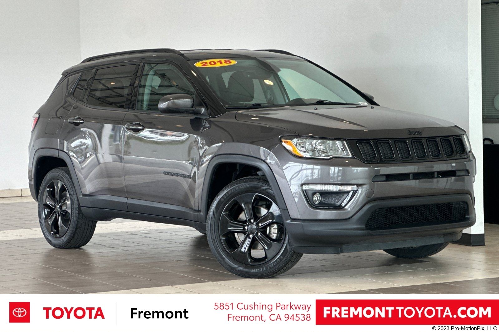 Gray (Granite Crystal Metallic Clearcoat) 2018 Jeep Compass SUV / Crossover Four-Wheel Drive 9-Speed Automatic