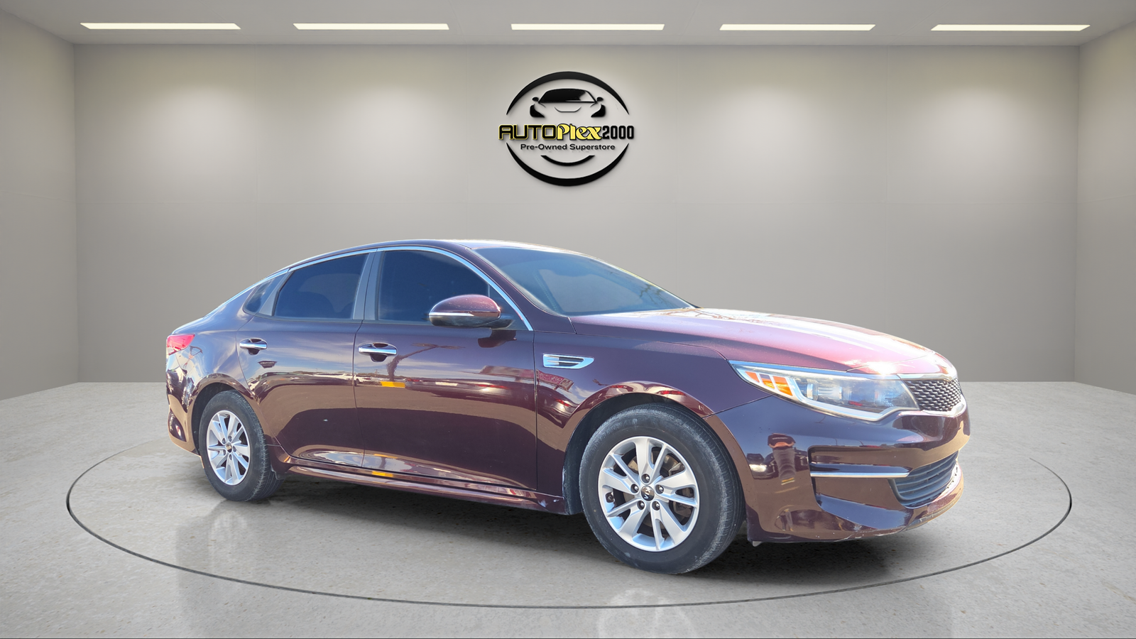 Red (Sangria) 2018 Kia Optima LX Sedan Front-Wheel Drive 6-Speed Automatic
