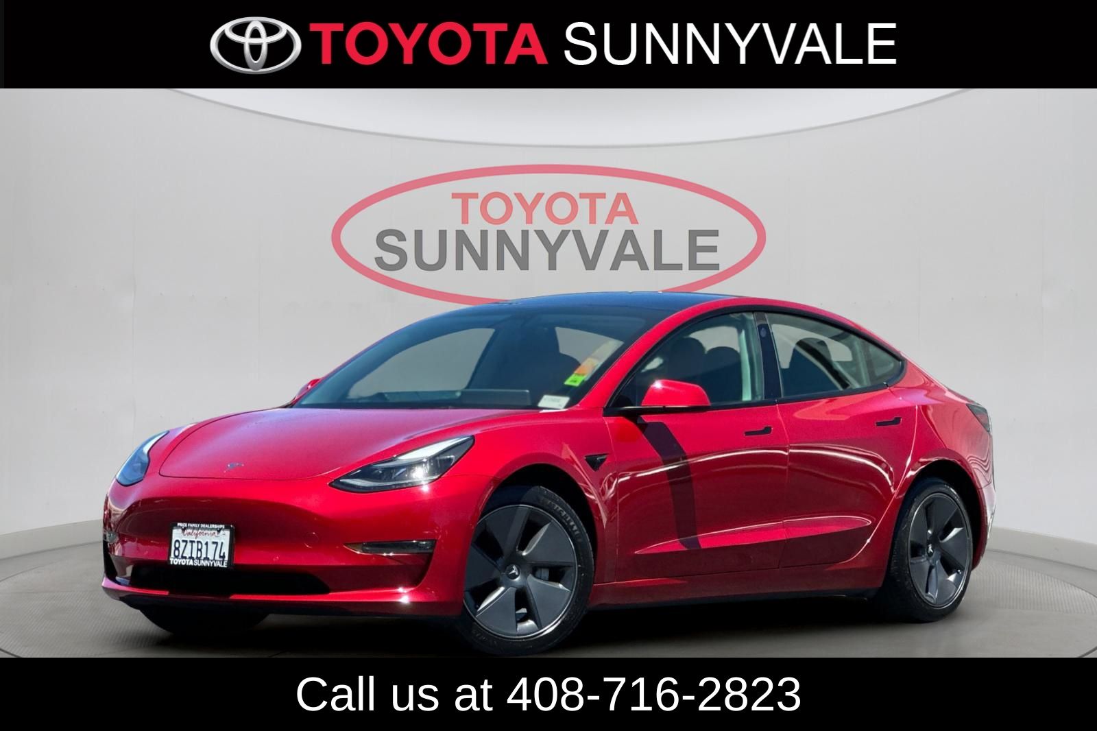 Red Multi-Coat 2022 Tesla Model 3 Sedan All-Wheel Drive 1-Speed Automatic