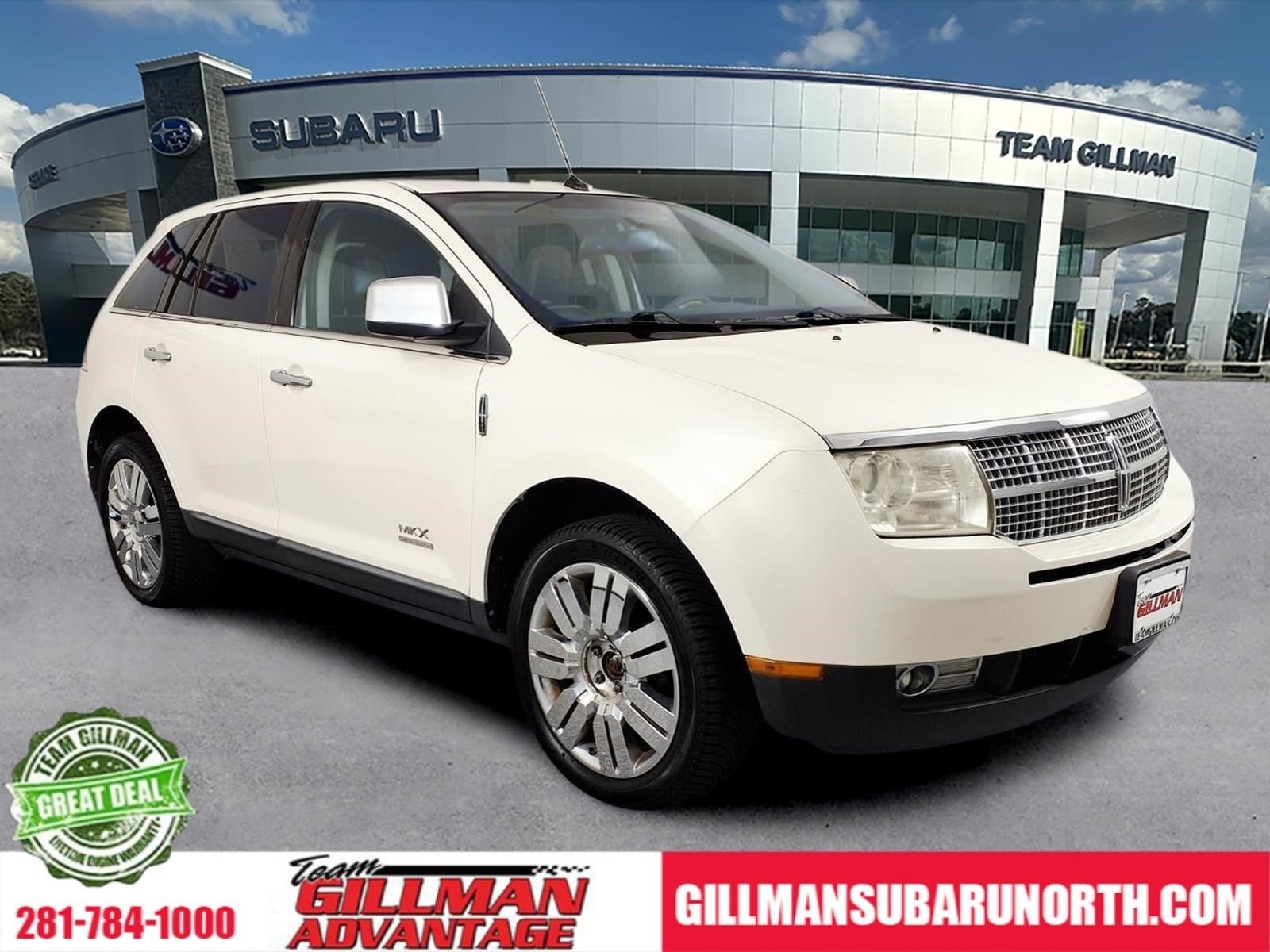 White Chocolate Tri-Coat 2008 Lincoln MKX SUV / Crossover Front-Wheel Drive 6-Speed Automatic Overdrive