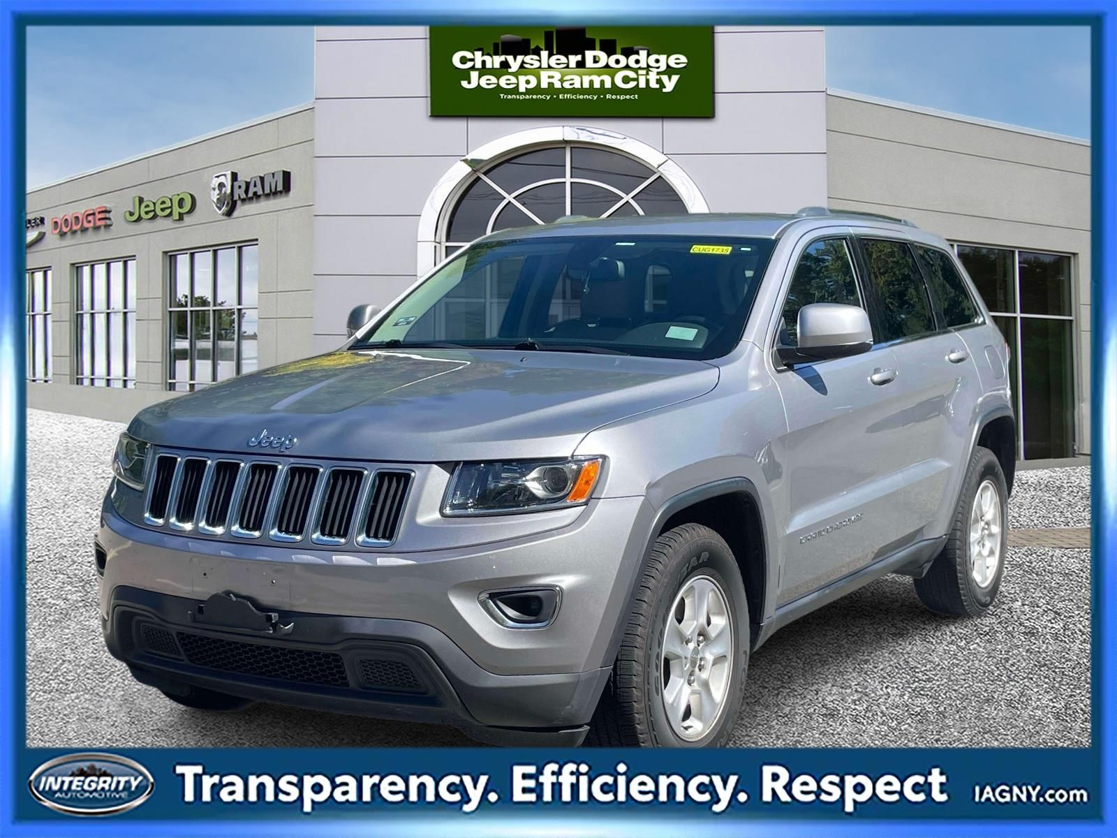 Billet Silver Metallic Clearcoat 2014 Jeep Grand Cherokee SUV / Crossover Four-Wheel Drive 8-Speed Automatic