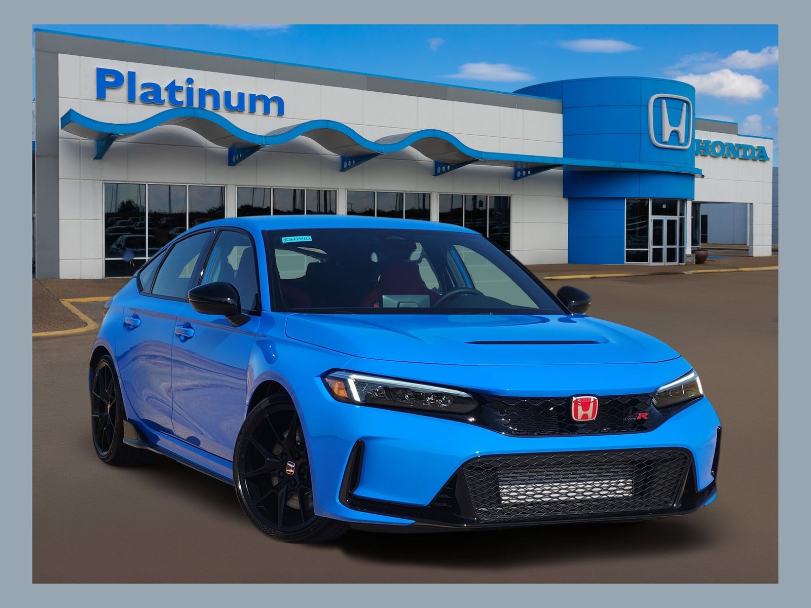 Boost Blue Pearl 2026 Honda Civic Type R Hatchback Front-Wheel Drive 6-Speed Manual