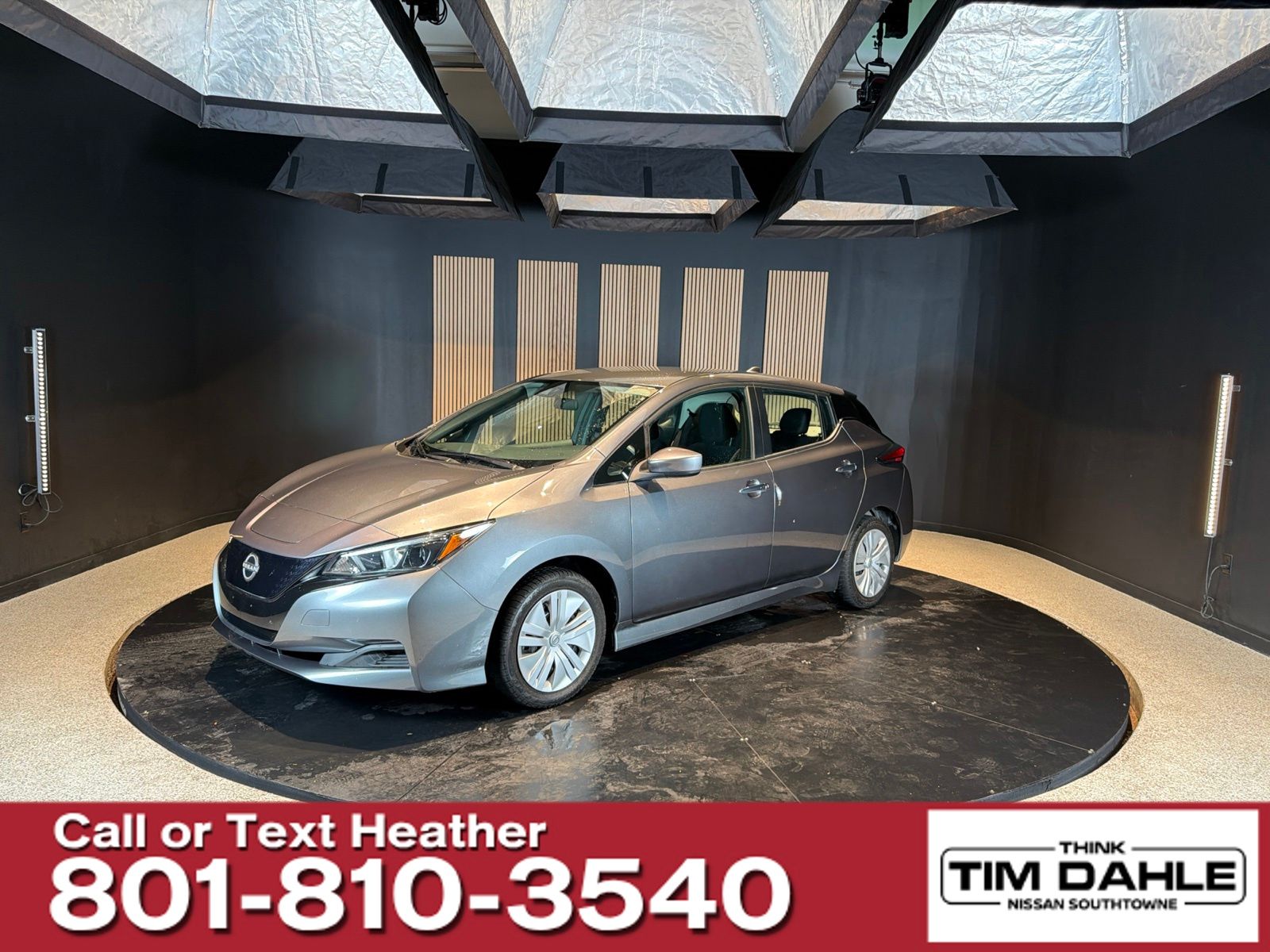 Gray (Gun Metallic) 2025 Nissan LEAF Hatchback Front-Wheel Drive Automatic