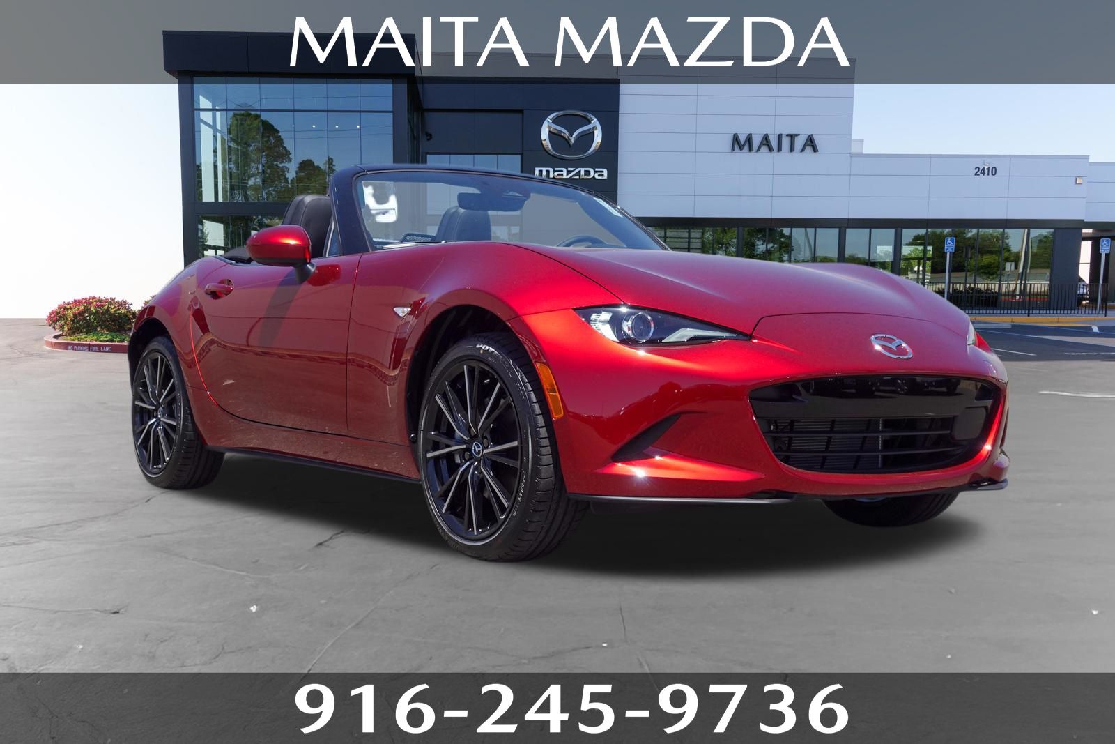 Soul Red Crystal Metallic 2026 Mazda MX-5 Miata Convertible Rear-Wheel Drive 6-Speed Automatic