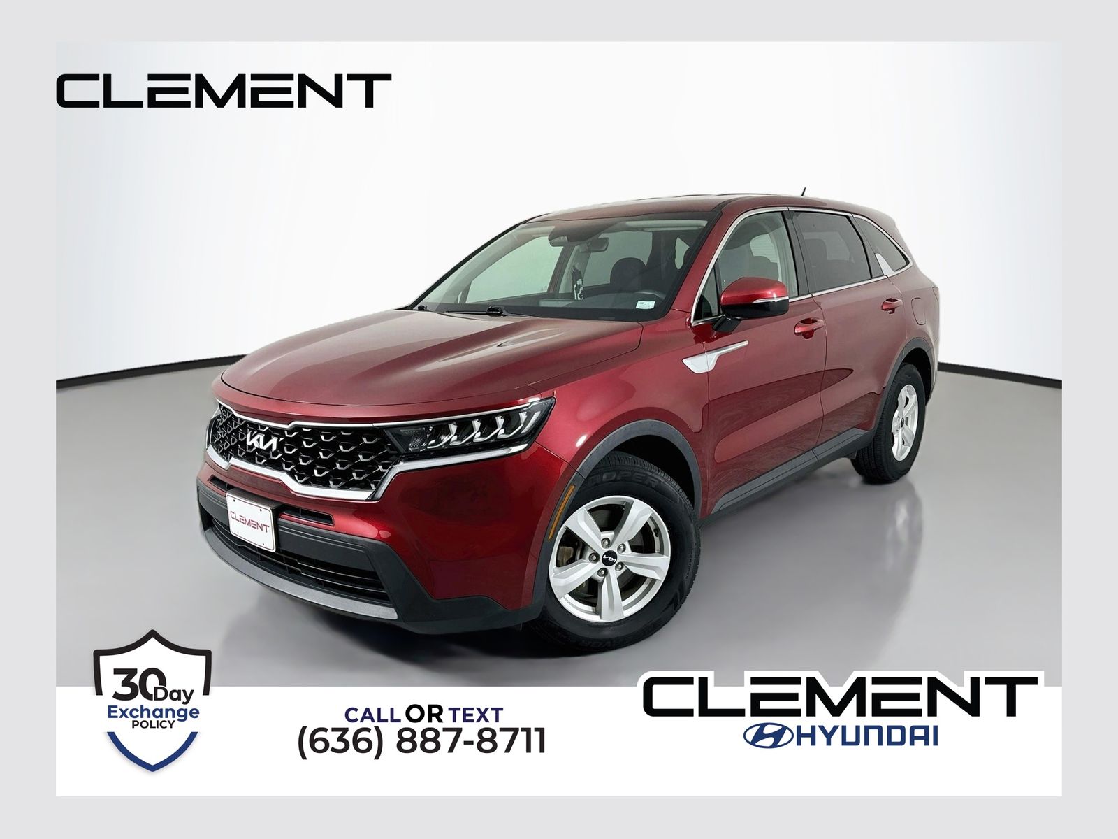 Passion Red Tintcoat 2022 Kia Sorento SUV / Crossover Front-Wheel Drive 8-Speed Automatic