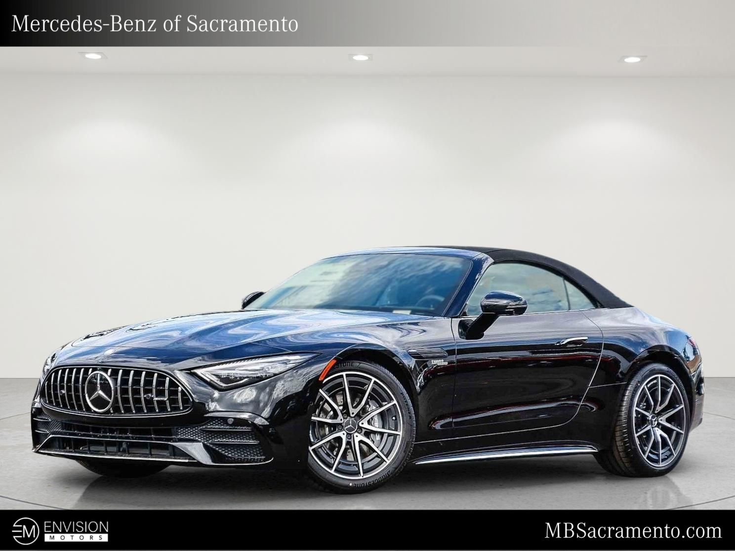 Black (Obsidian) 2026 Mercedes-Benz SL-Class Convertible Rear-Wheel Drive 9-Speed Automatic