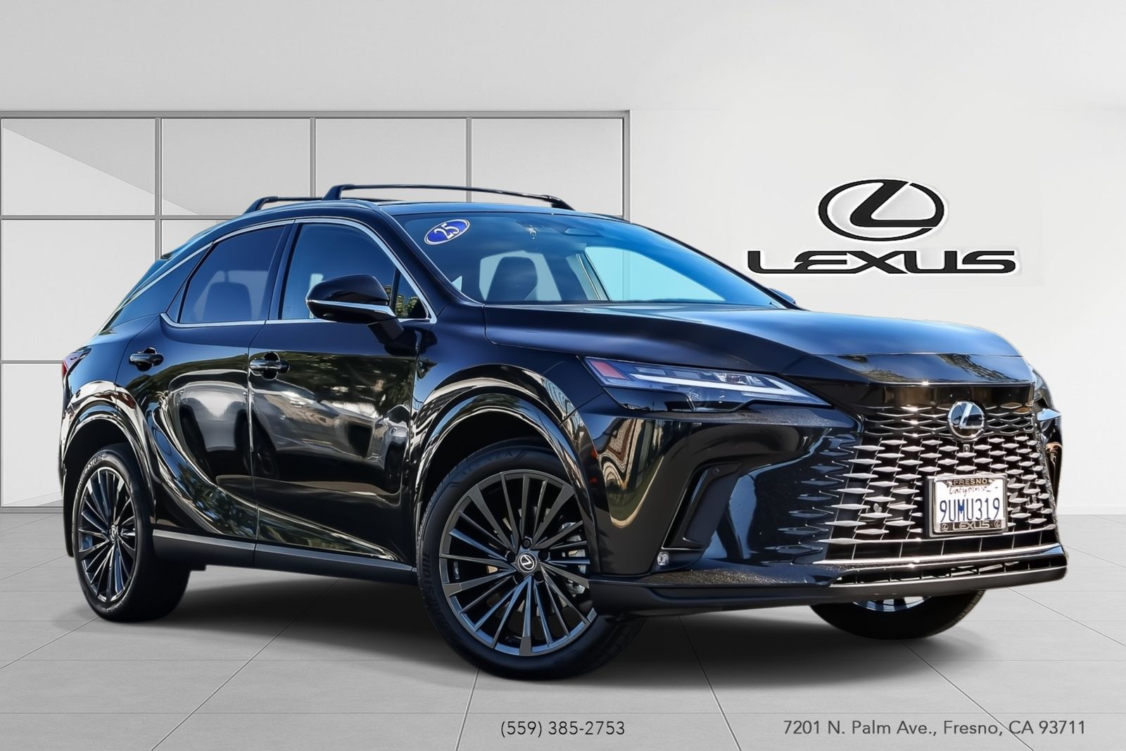 Black (Caviar) 2025 Lexus RX Hybrid SUV / Crossover All-Wheel Drive Continuously Variable Transmission