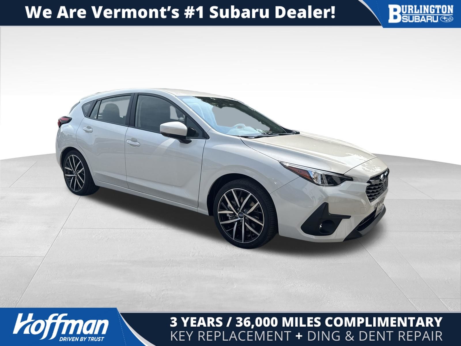 Crystal White Pearl 2026 Subaru Impreza Wagon All-Wheel Drive Continuously Variable Transmission