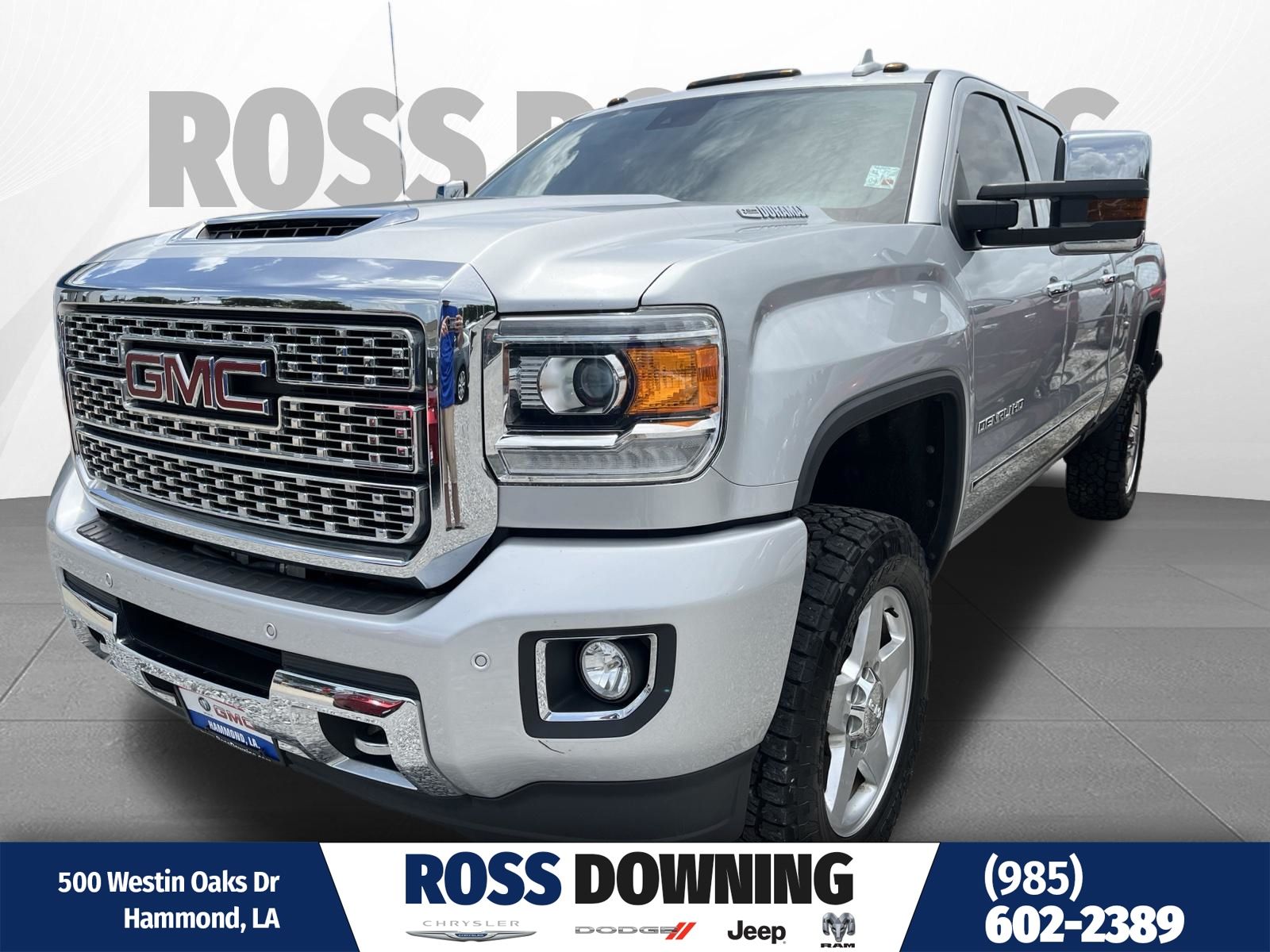 Quicksilver Metallic 2019 GMC Sierra 2500HD Pickup Truck Four-Wheel Drive 6-Speed Automatic