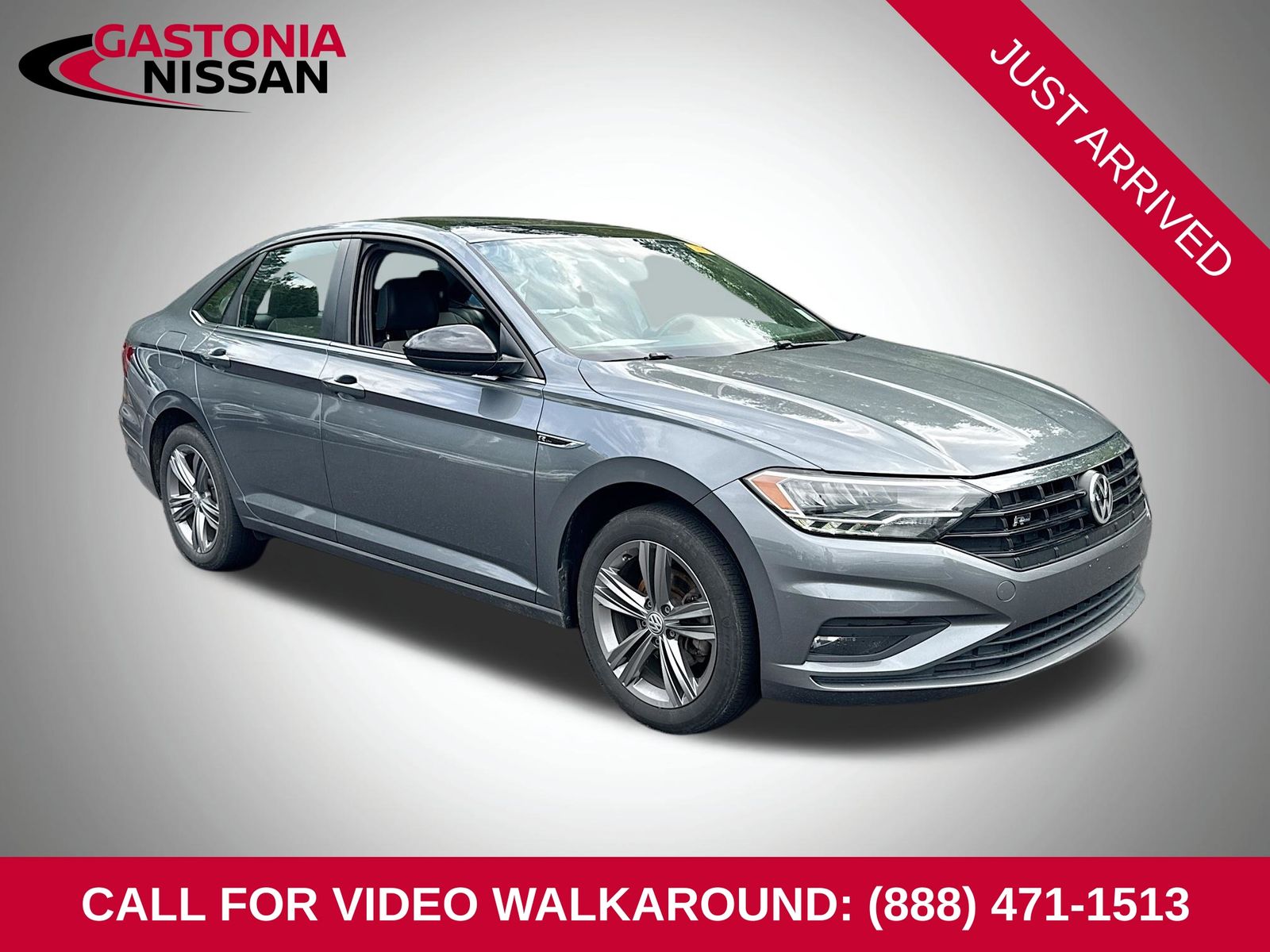 Platinum Gray Metallic 2019 Volkswagen Jetta R-Line FWD Sedan Front-Wheel Drive 8-Speed Automatic