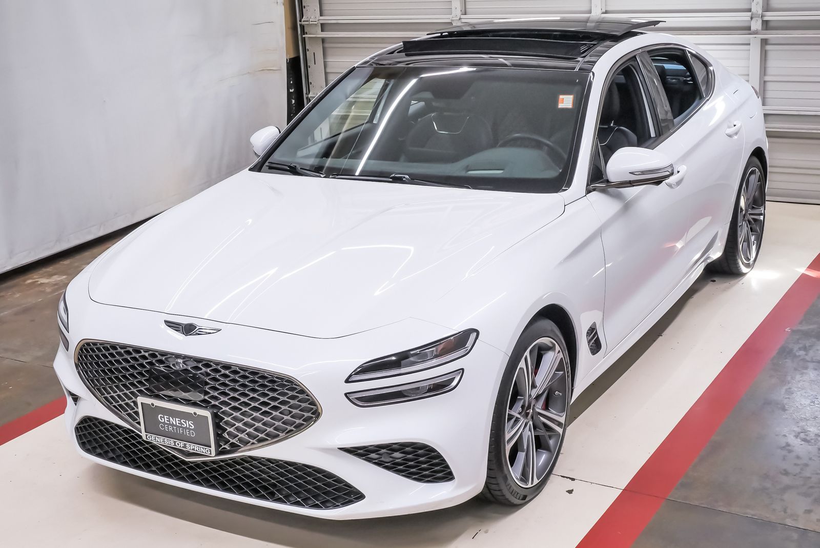 2024 Genesis G70 3.3T Sport Advanced White at Don McGill Toyota