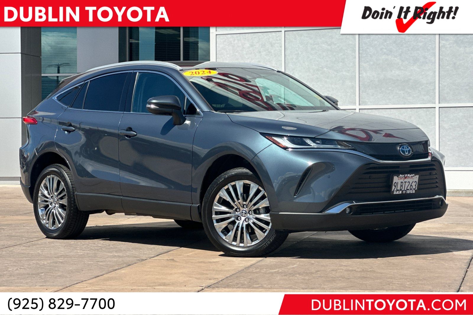 Coastal Gray 2024 Toyota Venza SUV / Crossover All-Wheel Drive Continuously Variable Transmission
