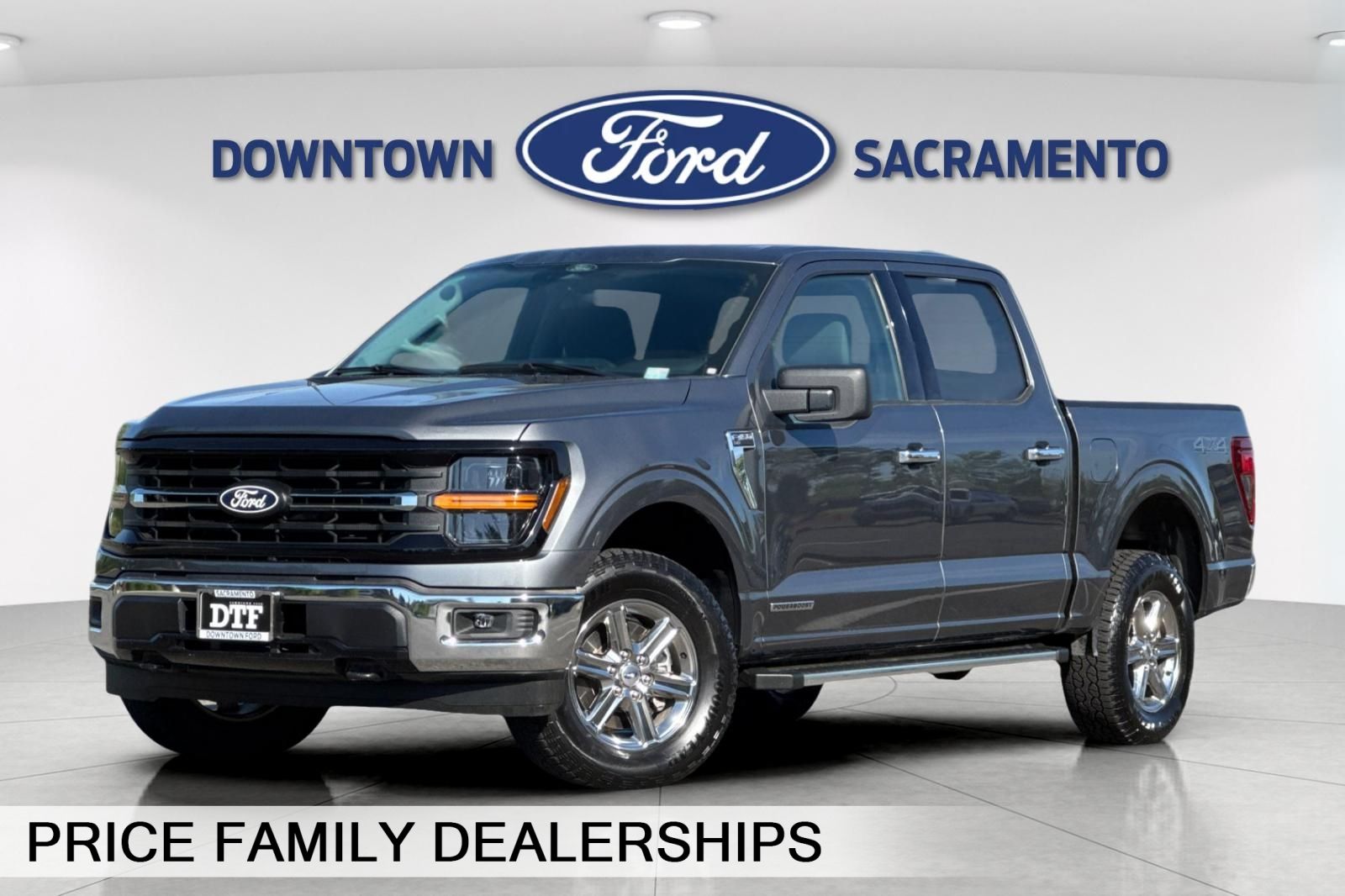 Carbonized Gray Metallic 2025 Ford F-150 XLT SuperCrew 4WD Pickup Truck Four-Wheel Drive Automatic