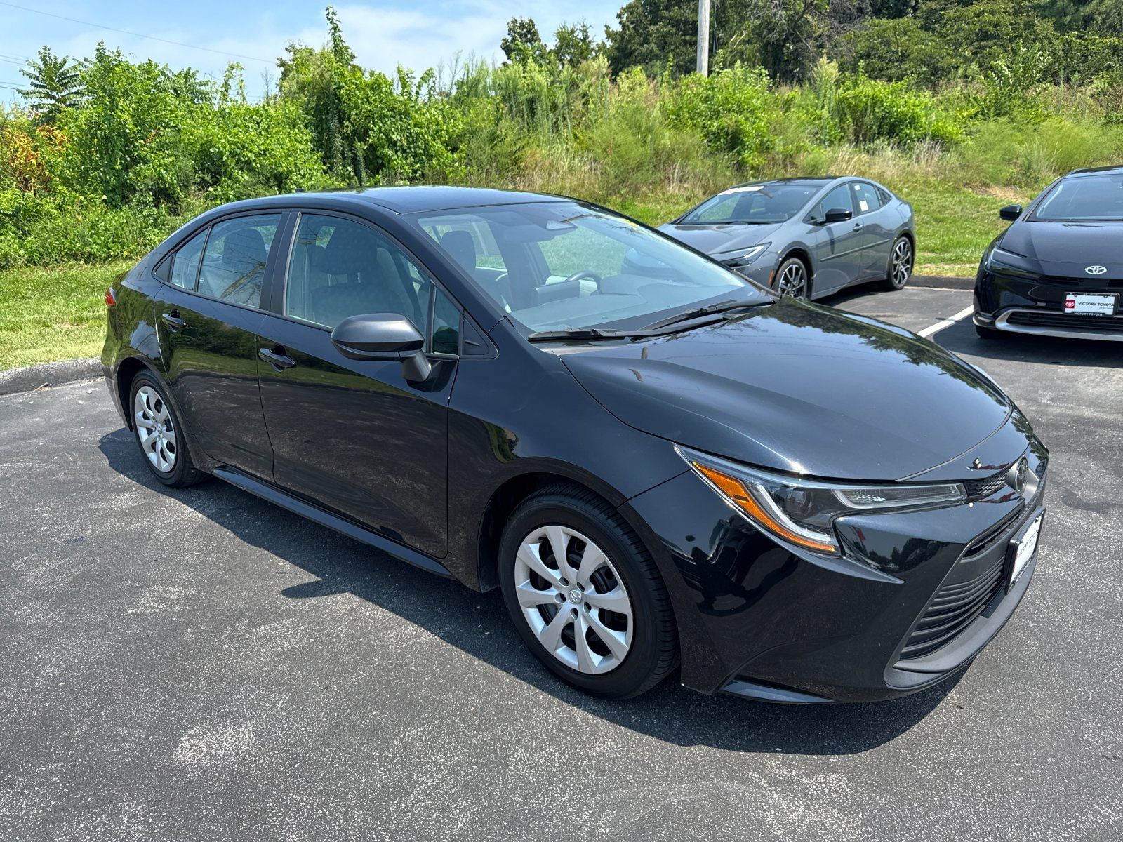 Midnight Black Metallic 2025 Toyota Corolla Sedan Front-Wheel Drive Continuously Variable Transmission