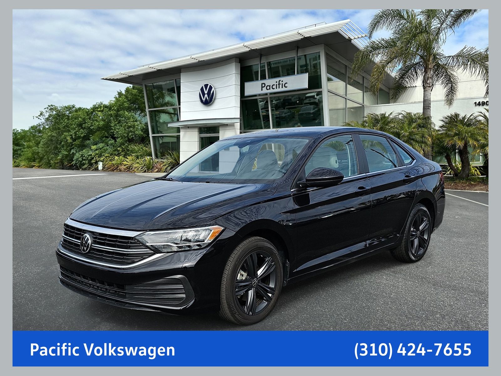 Deep Black Pearl 2022 Volkswagen Jetta Sedan Front-Wheel Drive 8-Speed Automatic