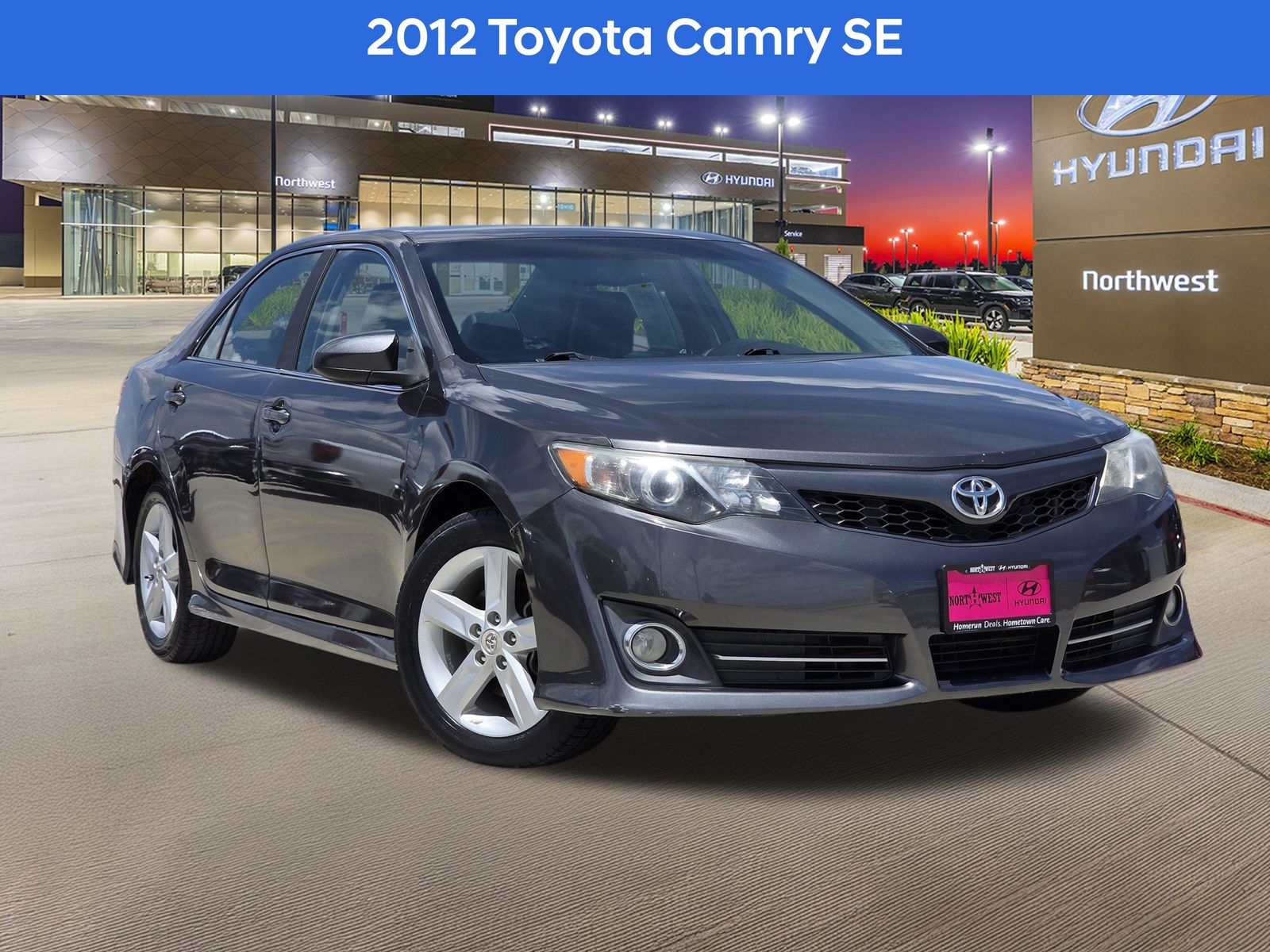 Magnetic Gray Metallic 2012 Toyota Camry Sedan Front-Wheel Drive 6-Speed Automatic