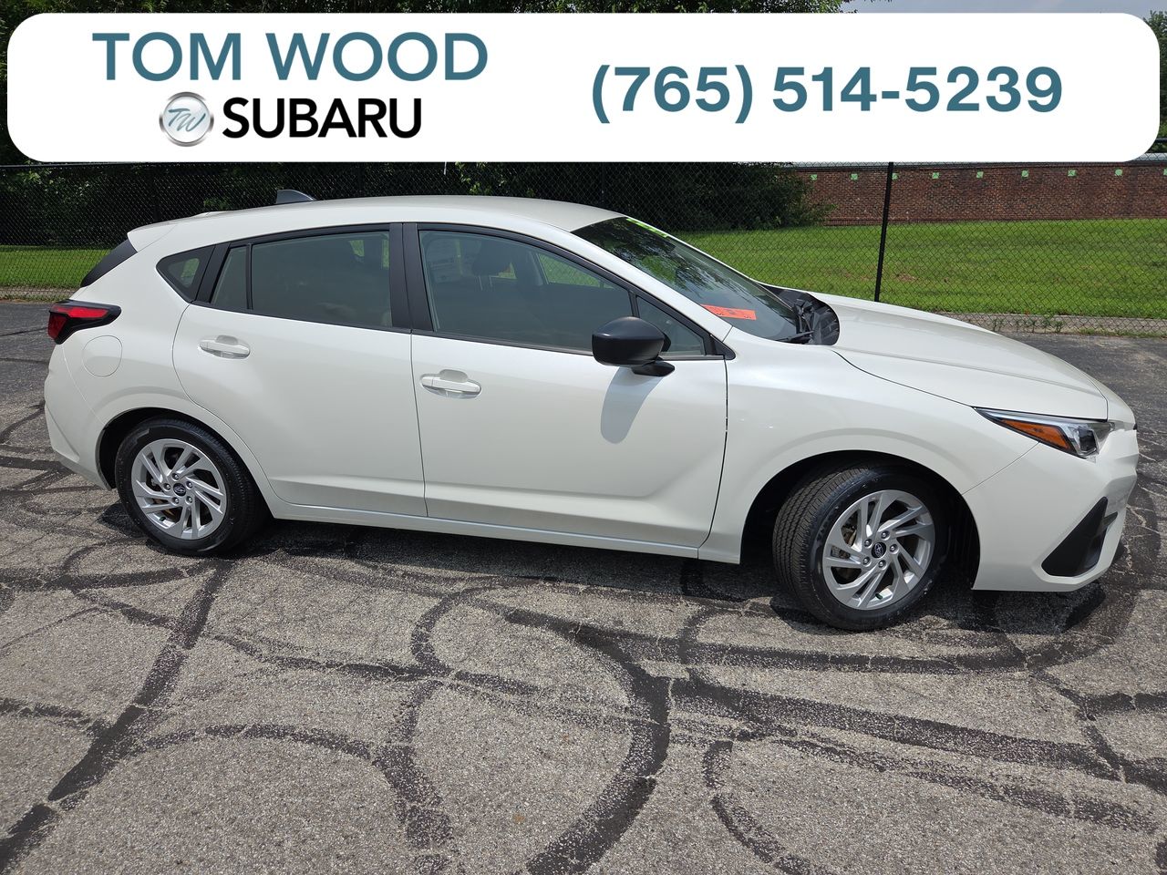 Crystal White Pearl 2025 Subaru Impreza Wagon All-Wheel Drive Continuously Variable Transmission