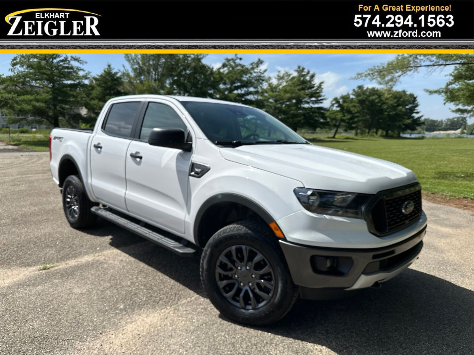 Oxford White 2023 Ford Ranger Pickup Truck Four-Wheel Drive Automatic