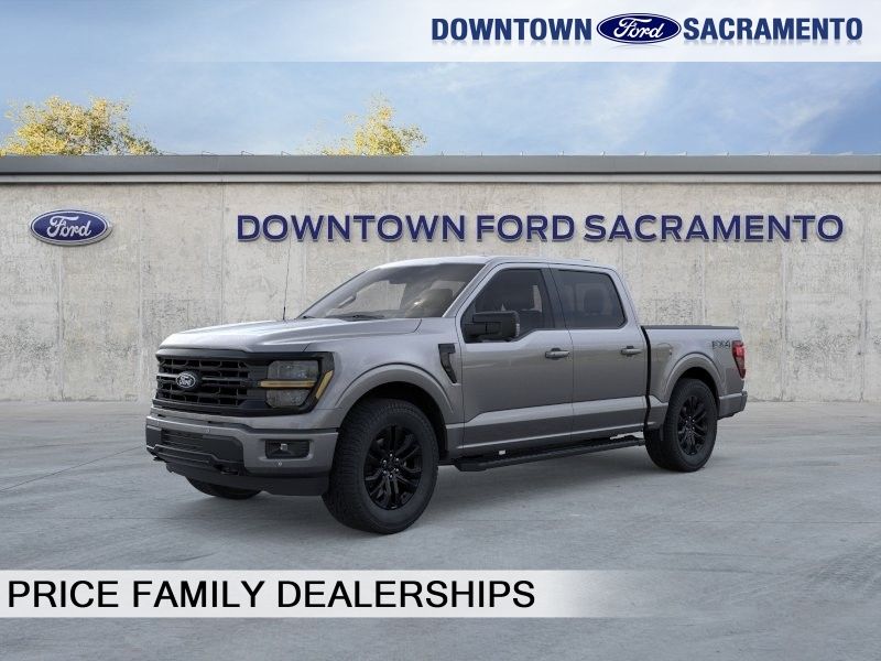 Gray Metallic 2026 Ford F-150 XLT SuperCrew 4WD Pickup Truck Four-Wheel Drive Automatic