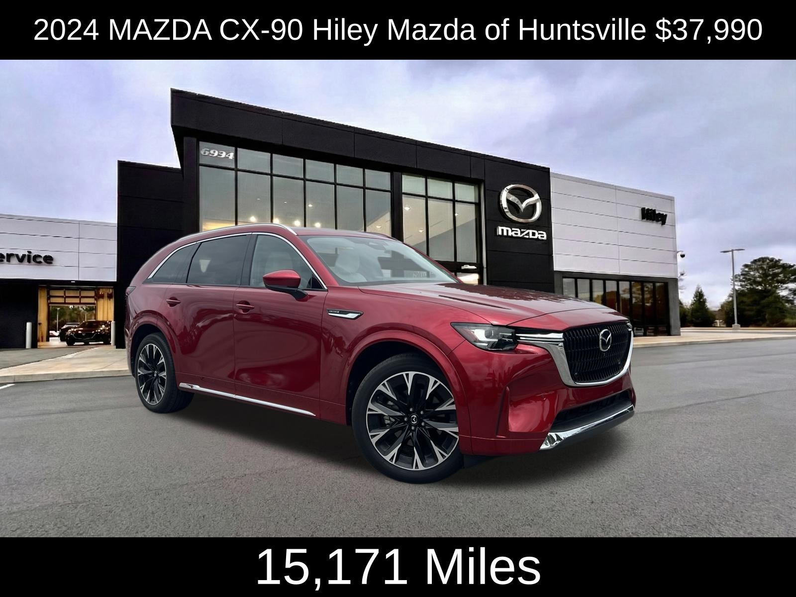 Soul Red Crystal Metallic 2024 Mazda CX-90 SUV / Crossover All-Wheel Drive 8-Speed Automatic