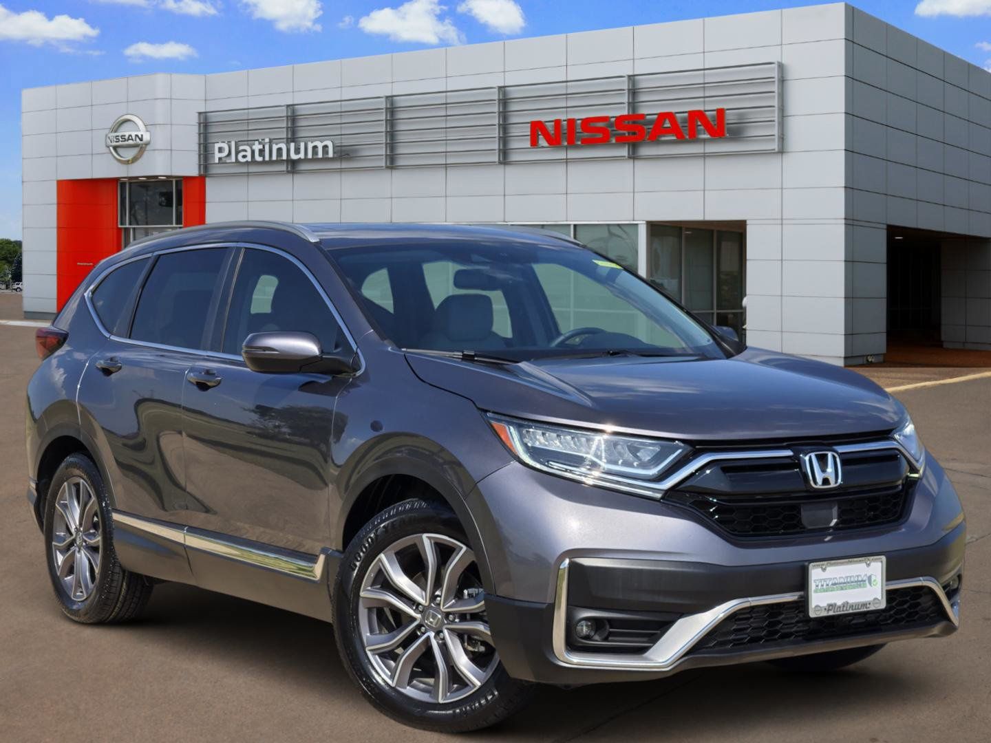 Gray (Modern Steel Metallic) 2021 Honda CR-V SUV / Crossover Front-Wheel Drive Continuously Variable Transmission