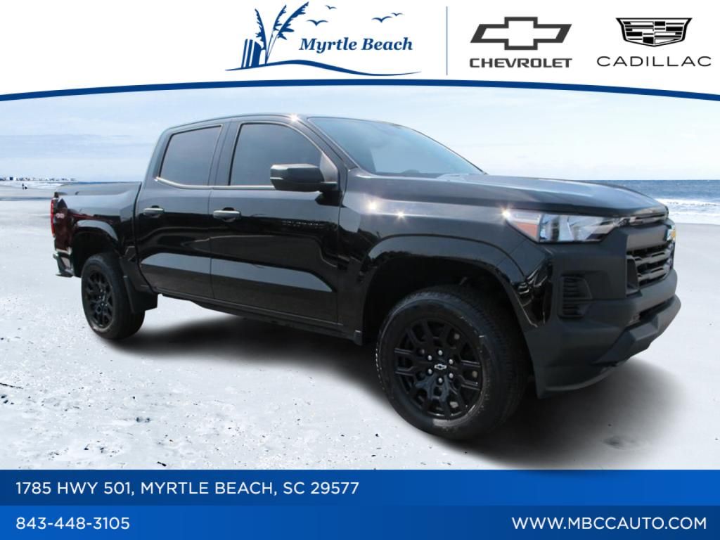 Black 2025 Chevrolet Colorado Pickup Truck Four-Wheel Drive 8-Speed Automatic