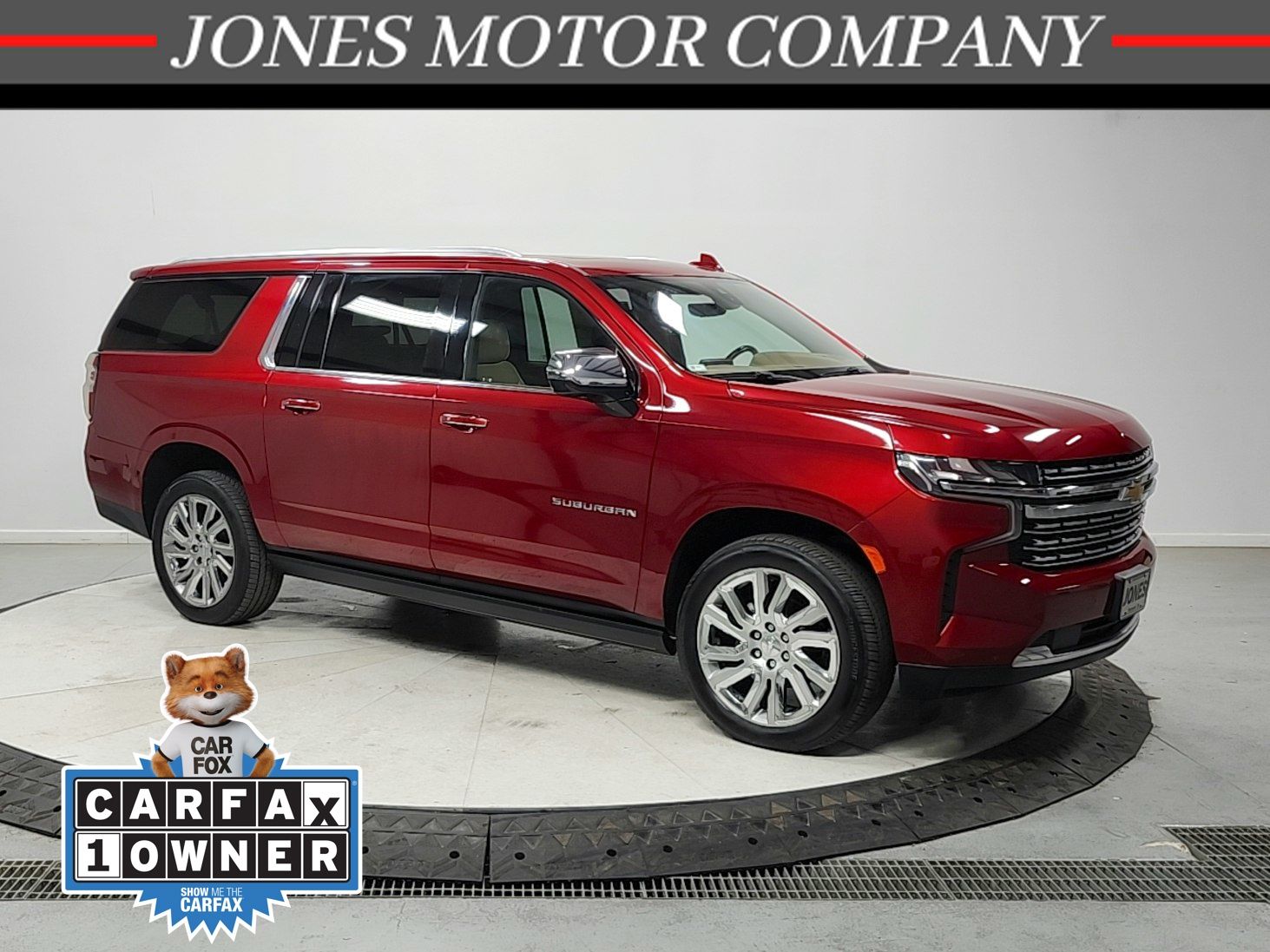 Cherry Red Tintcoat 2021 Chevrolet Suburban Premier 4WD SUV / Crossover Four-Wheel Drive Automatic