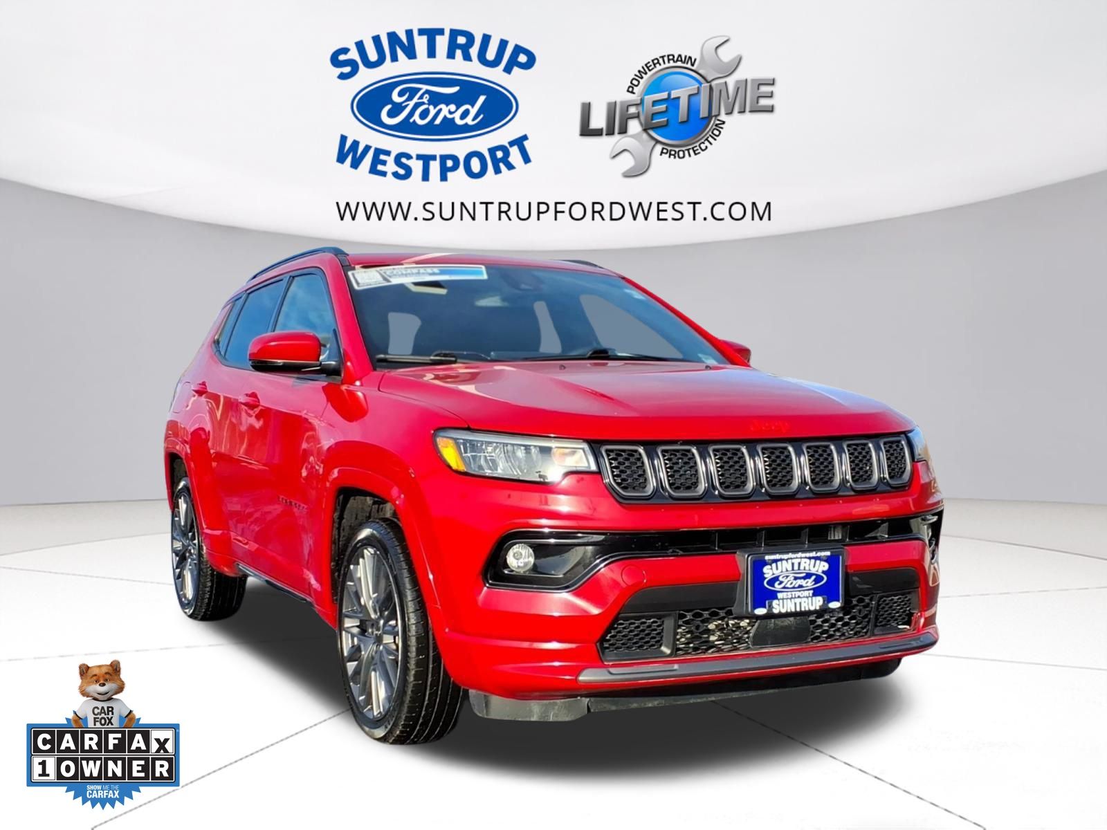 Redline Pearlcoat 2023 Jeep Compass (Red) Edition 4WD SUV / Crossover Four-Wheel Drive 8-Speed Automatic