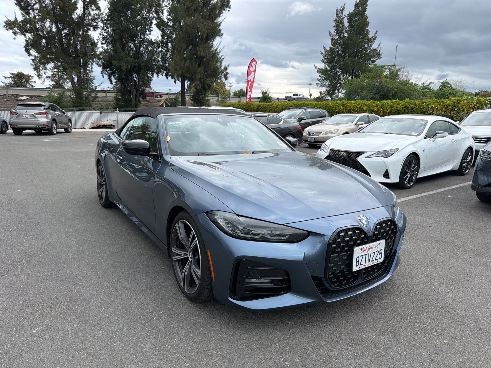 Arctic Race Blue Metallic 2022 BMW 4 Series 430i Convertible RWD Convertible Rear-Wheel Drive 8-Speed Automatic