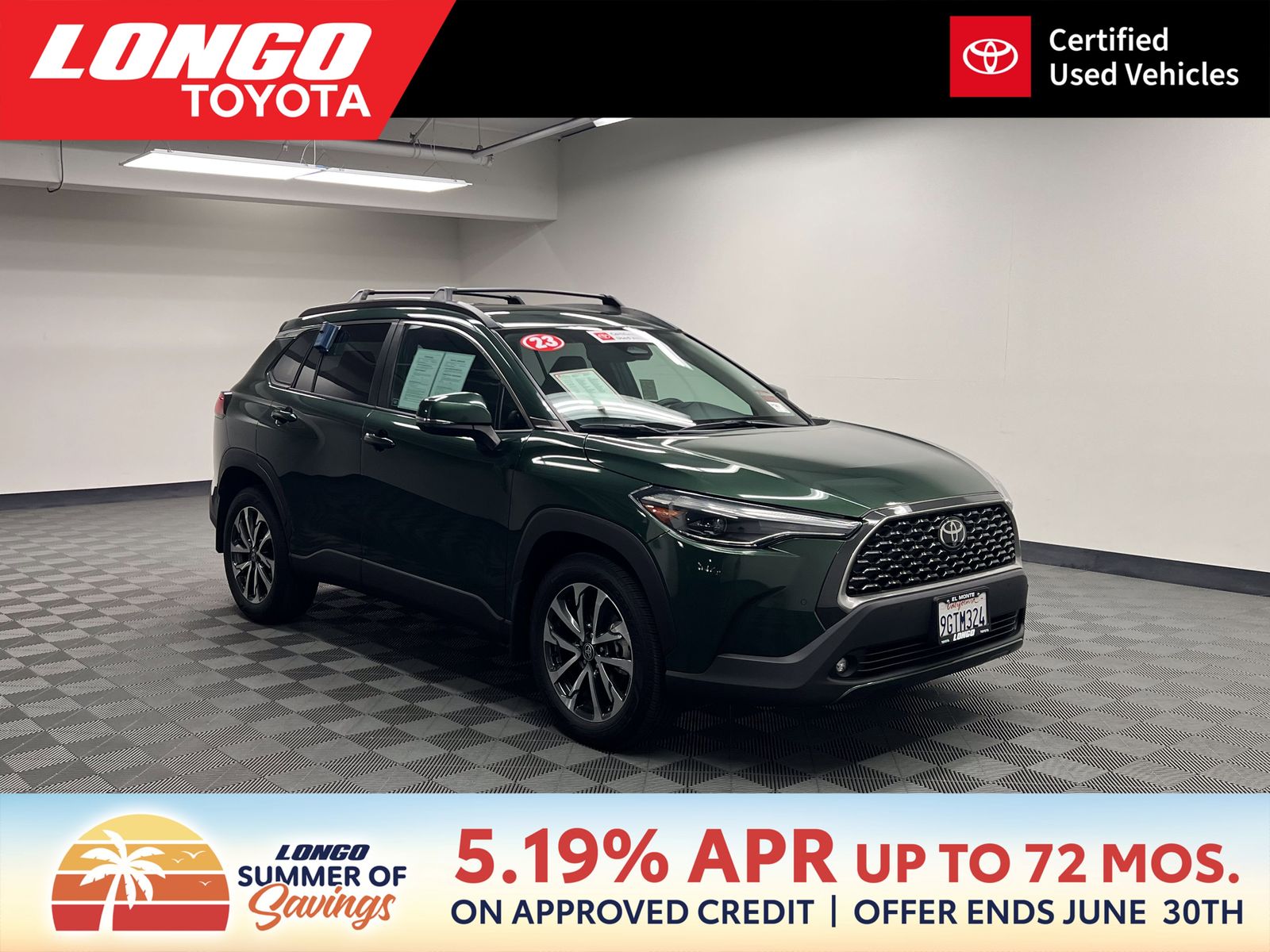 used 2023 Toyota Corolla Cross car, priced at $25,988
