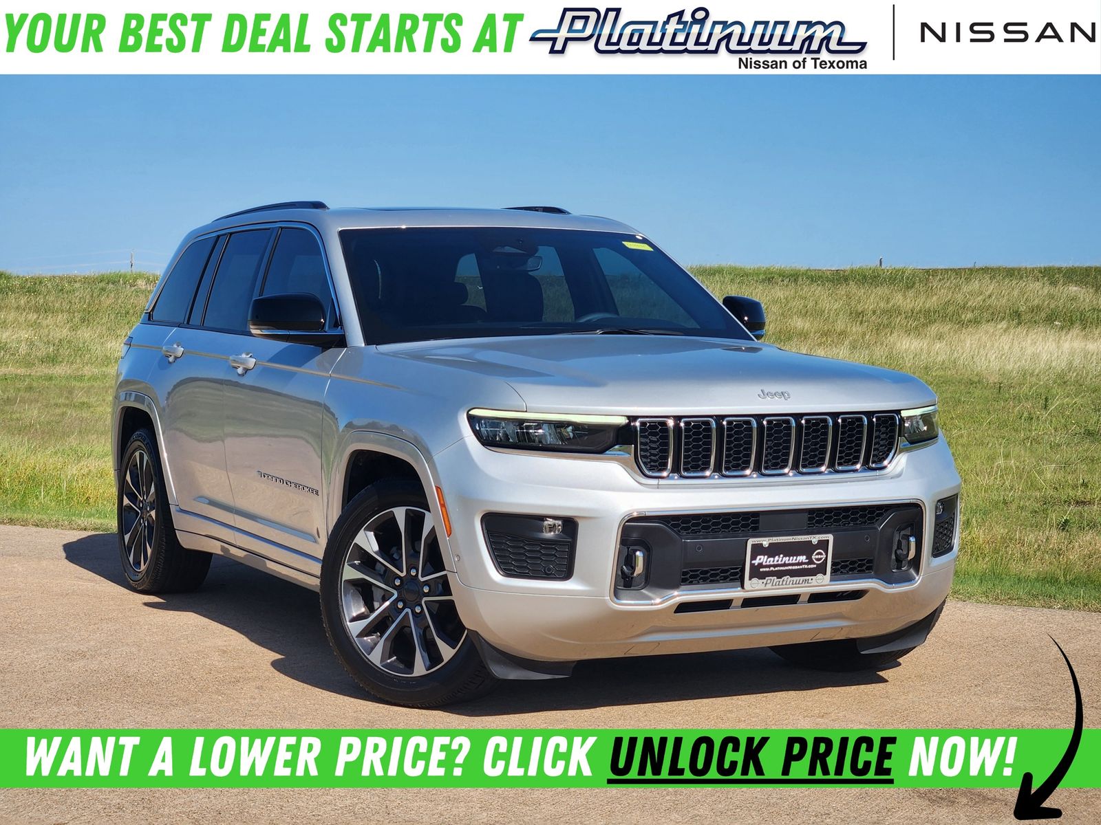 Silver Zynith 2024 Jeep Grand Cherokee SUV / Crossover Four-Wheel Drive 8-Speed Automatic