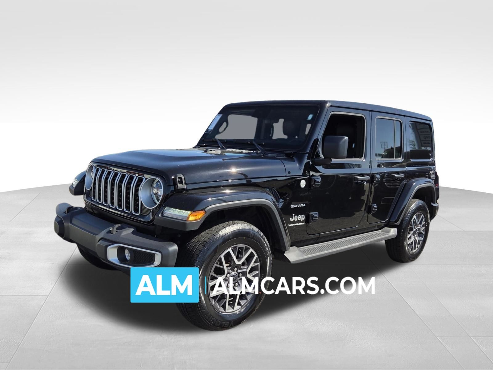 Black Clearcoat 2024 Jeep Wrangler Sahara 4-Door 4WD SUV / Crossover Four-Wheel Drive 8-Speed Automatic