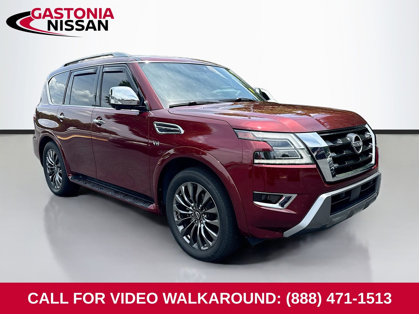 Coulis Red Pearl 2022 Nissan Armada SUV / Crossover Four-Wheel Drive 7-Speed Automatic