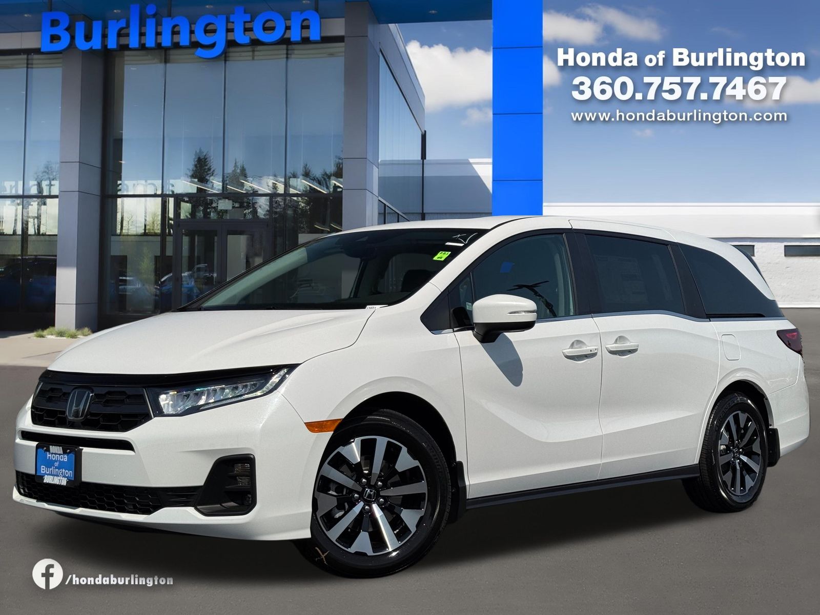 Platinum White Pearl 2026 Honda Odyssey Minivan Front-Wheel Drive Automatic
