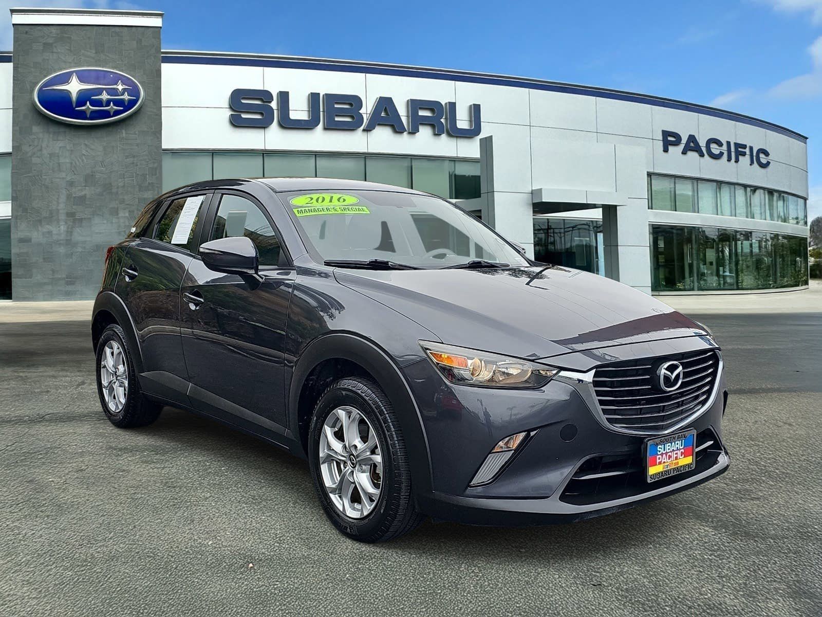 Meteor Gray Mica 2016 Mazda CX-3 Touring SUV / Crossover Front-Wheel Drive 6-Speed Automatic