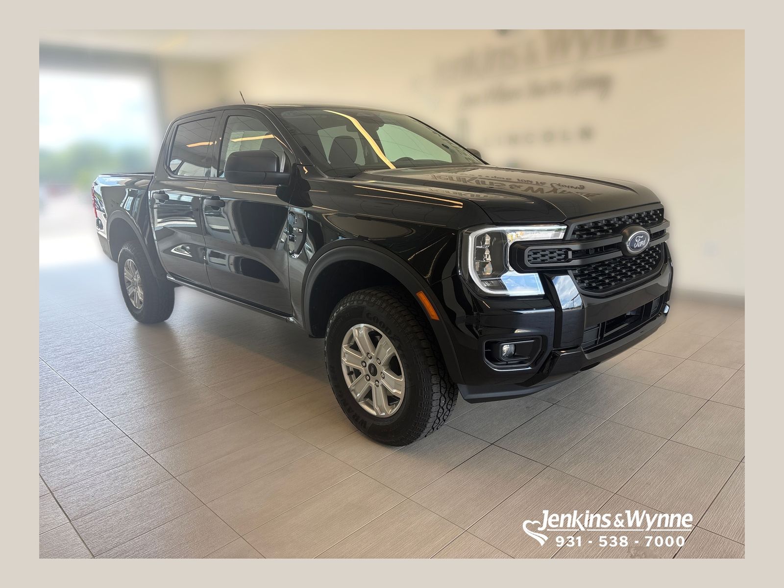 Shadow Black 2026 Ford Ranger Pickup Truck Four-Wheel Drive Automatic